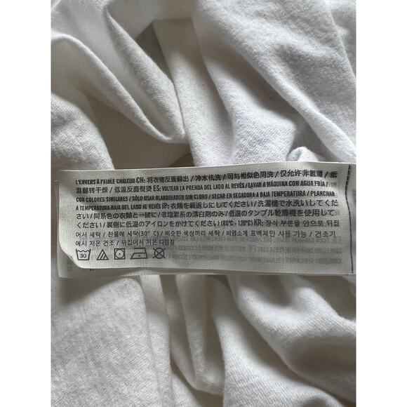 Hollister White Boyfriend Cotton Cropped Hoodie String  Casual Sweatshirt Size S - Picture 6 of 10